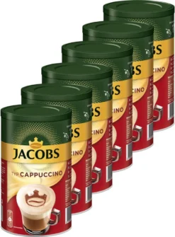 JACOBS Typ Cappuccino 6 X 400 G Dosen Feine Cremigkeit - Viel Schaum -Kaffeegetränkeladen 78531c8a7c62981108f61278ee6b4e92