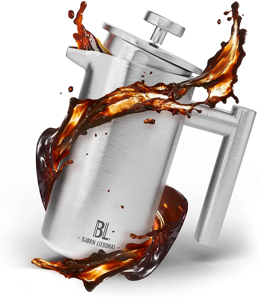 Bjørn Liebdhal French Press Edelstahl Kaffeemaschine Auch Für Camping : 0.6 Liter 3 Bjørn Liebdhal French Press Edelstahl Kaffeemaschine Auch Für Camping : 0.6 Liter