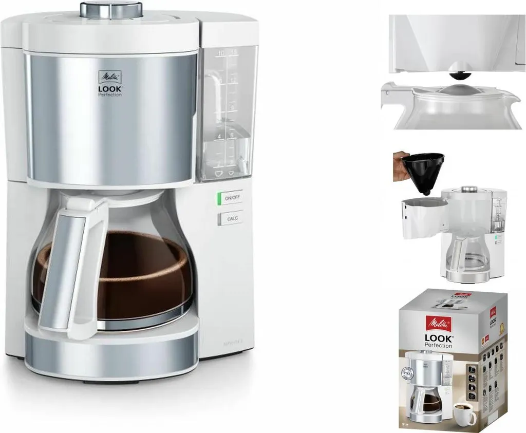 Melitta Filterkaffeemaschine Look V Perfection 1025-05 Weiß 15 Melitta Filterkaffeemaschine Look V Perfection 1025-05 Weiß – Bild 13