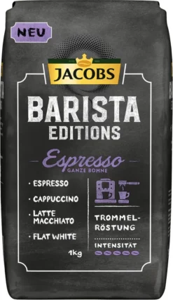 Jacobs Barista Editions Espresso, Bohnenkaffee, Ganze Bohnen, Röstkaffee, Kaffeebohnen, 4 X 1000 G 9 Jacobs Barista Editions Espresso, Bohnenkaffee, Ganze Bohnen, Röstkaffee, Kaffeebohnen, 4 X 1000 G -Kaffeegetränkeladen 797cf28bc80a94b501b4ef026b8a425b