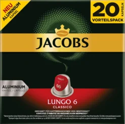 JACOBSLungo 6 Classico 200 Nespresso®* Kompatible Kaffeekapseln