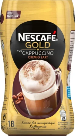 Nescafé® Nescafé Gold Typ Cappuccino Cremig Zart | 250g -Kaffeegetränkeladen 79ca332f5113a1c1d03f996b7a6ad538