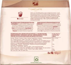SENSEO Pads Typ Café Latte + Typ Café Latte Vanilla à 5x8 Getränke- 80 Portionen 8 SENSEO Pads Typ Café Latte + Typ Café Latte Vanilla à 5x8 Getränke- 80 Portionen -Kaffeegetränkeladen 7bc060d729c6114689f9dd3ad3b8b8ec