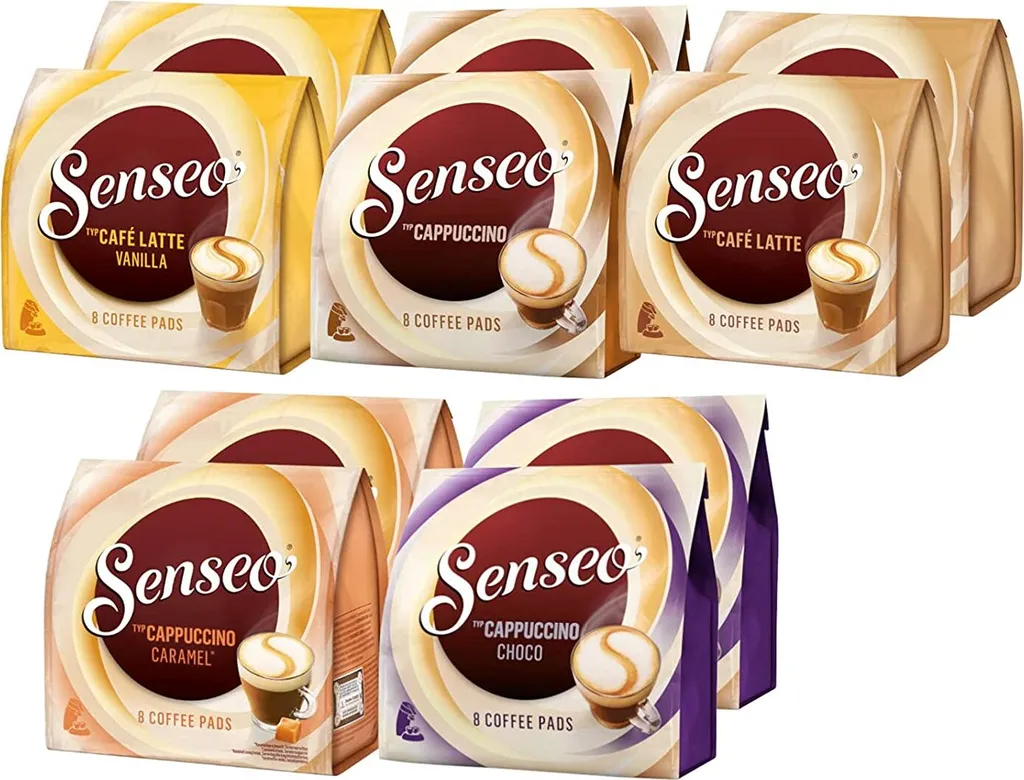 SENSEO Pads Milk Range Vielfaltspaket 5 Sorten Creamy Collection 80 Getränke 6 SENSEO Pads Milk Range Vielfaltspaket 5 Sorten Creamy Collection 80 Getränke – Bild 4