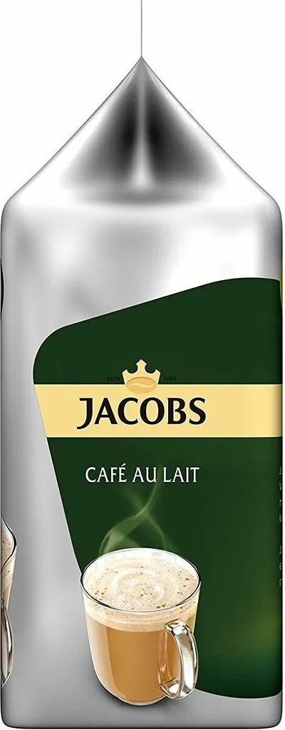Tassimo Jacobs Café Au Lait 5er Pack, Kaffee, Kaffeekapsel, Milchkaffee Aus Gemahlenem Röstkaffee, 80 T-Discs / Portionen 6 Tassimo Jacobs Café Au Lait 5er Pack, Kaffee, Kaffeekapsel, Milchkaffee Aus Gemahlenem Röstkaffee, 80 T-Discs / Portionen – Bild 4