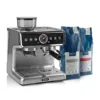 BEEM ESPRESSO-GRIND-PROFESSION Espresso-Siebträgermaschine Mit Mahlwerk + 1x ESPRESSO PERFETTO Ganze Bohne + 1x CAFÉ CREMA Ganze Bohne Espressomaschine Siebträger Maschine Barista Edelstahl Mit Mahlwerk Inkl Kaffee -Kaffeegetränkeladen 80c91695cd94efa8c1cbeb4c2a5be9ef