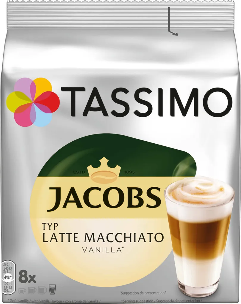 TASSIMO Kapseln Latte Macchiato Vielfaltspaket Discs 40 Getränke 5 Sorten Kaffee 4 TASSIMO Kapseln Latte Macchiato Vielfaltspaket Discs 40 Getränke 5 Sorten Kaffee – Bild 2