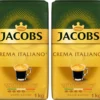 JACOBS Kaffeebohnen Expertenröstung Crema Italiano Bohnenkaffee 2 X 1 Kg Ganze Bohne -Kaffeegetränkeladen 82b6baca19415c80615af7883aa66154