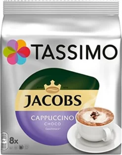 Tassimo Jacobs Cappuccino Choco | 8 T Discs, Kaffeekapseln 12 Tassimo Jacobs Cappuccino Choco | 8 T Discs, Kaffeekapseln -Kaffeegetränkeladen 8380f5c74ecc88431f464e7ab4490c08