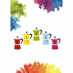 Bialetti Rainbow, Italienische Espresso-Kaffeemaschine, Aluminium, 3 Tassen, Rot 20 Bialetti Rainbow, Italienische Espresso-Kaffeemaschine, Aluminium, 3 Tassen, Rot -Kaffeegetränkeladen 84ac3c6d8c77367ced1a9213c887b074