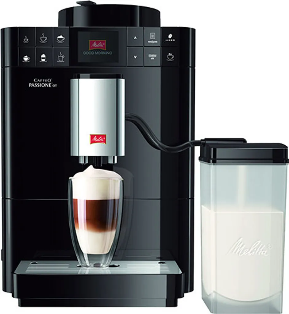 Melitta F53/1-102 Caffeo Passione OT Vollautomatische Espressomaschine, Schwarz 4 Melitta F53/1-102 Caffeo Passione OT Vollautomatische Espressomaschine, Schwarz – Bild 2