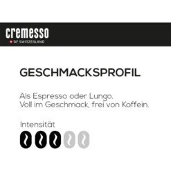 Cremesso Lungo Decaffeinato 16 Kapseln -Kaffeegetränkeladen 851922fc008d467154f58006453916a8