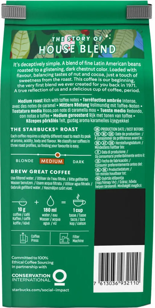 Starbucks House Blend Medium Roast Gemahlener Filterkaffee 200g 10 Starbucks House Blend Medium Roast Gemahlener Filterkaffee 200g – Bild 8
