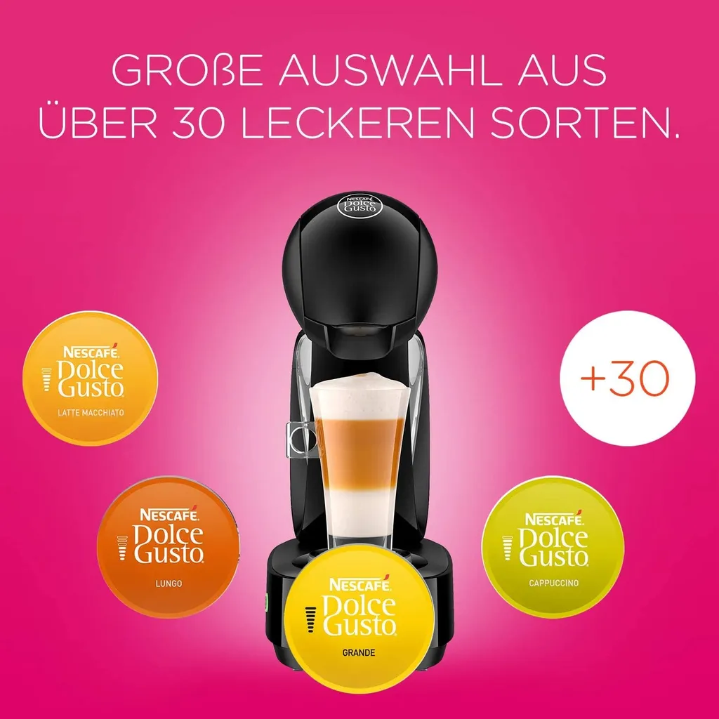 Krups Espressomaschine NESCAFÉ® DOLCE GUSTO® Infinissima KP1708, Schwarz 8 Krups Espressomaschine NESCAFÉ® DOLCE GUSTO® Infinissima KP1708, Schwarz – Bild 6