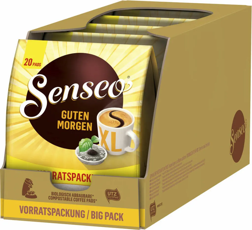 SENSEO Pads Guten Morgen XL 5 X 20 Getränke Vorteilspack 8 SENSEO Pads Guten Morgen XL 5 X 20 Getränke Vorteilspack – Bild 6