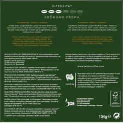 Jacobs Kaffeekapseln Krönung Crema, 20 Nespresso®* Kompatible Kapseln, 1 X 20 Getränke -Kaffeegetränkeladen 88803a0d85c94477b5ab424d06a22687