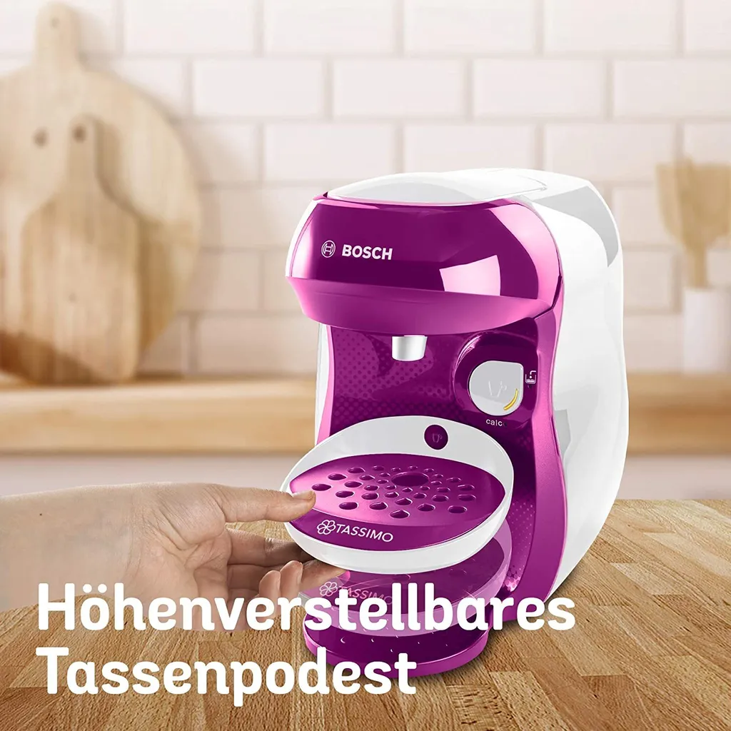 Bosch TASSIMO HAPPY Wild Purple +20 € Gutschein 1400 Watt 0,7 Liter Wassertank 18 Bosch TASSIMO HAPPY Wild Purple +20 € Gutschein 1400 Watt 0,7 Liter Wassertank – Bild 16