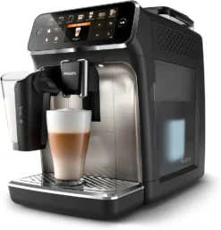 Does Not Apply Philips Series 5400 Kaffeevollautomat – Lattego Milchsystem, 12 Kaffeespezialitäten, Intuitives Display, 4 Benutzerprofile, Chrom (EP5447/90), Chrom / Einzigartig -Kaffeegetränkeladen 8a2e9029427b8921ecc71bcc93359d2a