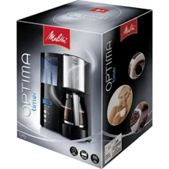 Melitta Optima Timer 100801 Bk, Filterkaffeemaschine Mit Glaskanne Und Timer-Funktion, Abnehmbarer Wassertank, Schwarz -Kaffeegetränkeladen 8b4981cc58ca915dbaca9a95accb0c86