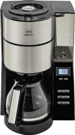 MELITTA 1021-02 Aroma Fresh Kaffeeautomat Mit Timer Und Mahlwerk Schwarz, Farbe:Schwarz 25 MELITTA 1021-02 Aroma Fresh Kaffeeautomat Mit Timer Und Mahlwerk Schwarz, Farbe:Schwarz -Kaffeegetränkeladen 8b6763891a6f86d6ebb13b7702aea30e
