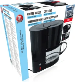 All Ride Reisekaffeemaschine 10 Bis 12 Tassen - Kaffeemaschine Mit Befestigungsmaterial - 24V - 300 Watt 16 All Ride Reisekaffeemaschine 10 Bis 12 Tassen - Kaffeemaschine Mit Befestigungsmaterial - 24V - 300 Watt -Kaffeegetränkeladen 8b99fb499b2e8dcf40112ea0bd249b4c