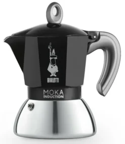Bialetti MOKA 4TZ Induction Nera -Kaffeegetränkeladen 8c2851193907e9c77e74c8f8cd5f017b