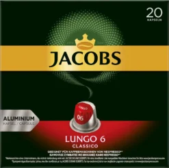 JACOBS Kapseln Lungo 6 Classico & Decaffeinato 6 Je 100 Nespresso®* Kompatibel -Kaffeegetränkeladen 8d1d1419b56d4e27627f48482b5daebe 2
