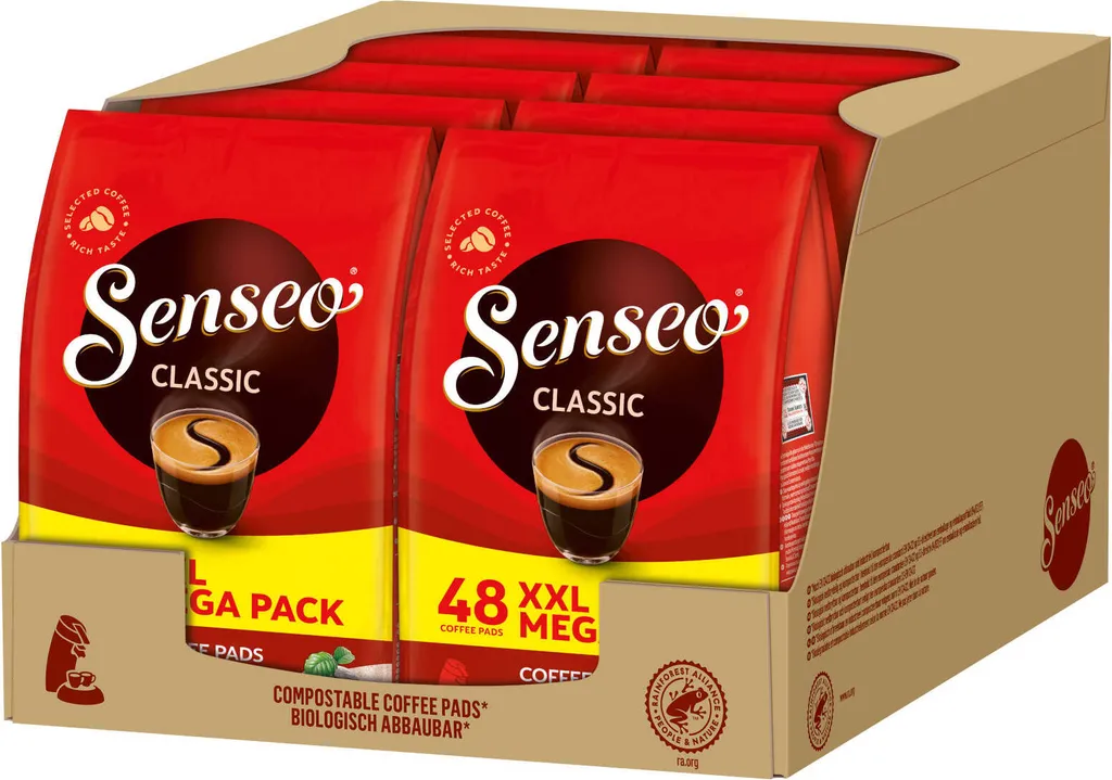 SENSEO Pads Classic Senseopads 10 X 48 Kaffeepads XXL Paket 3 SENSEO Pads Classic Senseopads 10 X 48 Kaffeepads XXL Paket