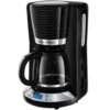 Russell Hobbs 24391-56 Inspire Black Digitale Kaffeemaschine Mit Timer, WhirlTech-Brühtechnologie, 1,25 L Glaskanne, 1100 Watt