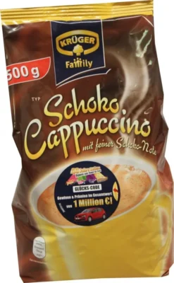 Krüger Family Cappuccino Schoko | 500-g-Beutel 12 Krüger Family Cappuccino Schoko | 500-g-Beutel -Kaffeegetränkeladen 9060e912f1bcac61588f6c2b9673b92b