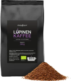 Effective Nature Lupinenkaffee - 500 G Pulver - Der Ideale Kaffeeersatz - Gluten- Und Koffeinfrei - Bio-Qualität