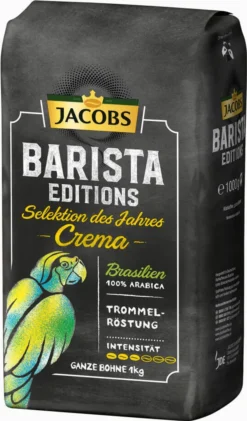 JACOBS Kaffeebohnen Barista Editions Crema Do Brasil 4 X 1 Kg Geröstete Bohnen -Kaffeegetränkeladen 9342416791b74e82dc4b85d5db410c94