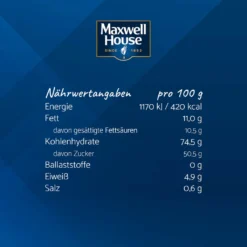 MAXWELL HOUSE Typ Cappuccino Löslicher Kaffee 3 X 500 G Instantkaffee -Kaffeegetränkeladen 9380500b77cc0c96ec27714a22f4c87b