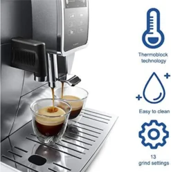 De'Longhi DeLonghi ECAM 370.95 S Dinamica Plus Kaffeevollautomat Silber -Kaffeegetränkeladen 95064732c98c05f2109aa1e3d4776e27