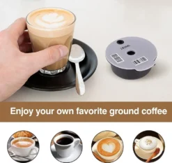 1 Stück Nachfüllbarer Wiederverwendbarer PP Kaffeekapsel Filter Für Bosch Tassimo 180 Ml Kapazität, Lebensmittelqualität -Kaffeegetränkeladen 9568cf9d045d34fe1e28445831a2c148