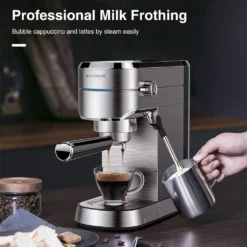 BlitzHome Espresso Maschine Kaffeemaschine Cappuccinomaschine Milchaufschäumer Espressomaschinen -Kaffeegetränkeladen 961799c43f8488183284ef9adfc5e207