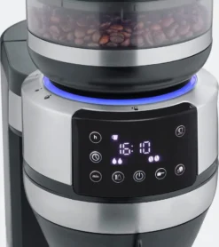 SEVERIN FILKA Vollautomat Für Filterkaffee Mit Glaskanne KA 4850 Aus Edelstahl, Matt-schwarz Edelstahl-gebürstet -Kaffeegetränkeladen 962031ea7cac9a91bb15a3aa51937554