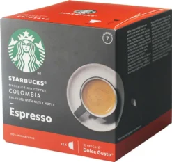 Nestlé® Starbucks By Nescafe Dolce Gusto 12 Kapseln Colombia Espresso Arabica Kaffee -Kaffeegetränkeladen 9656b7e2b2f7c324388296b901072e96