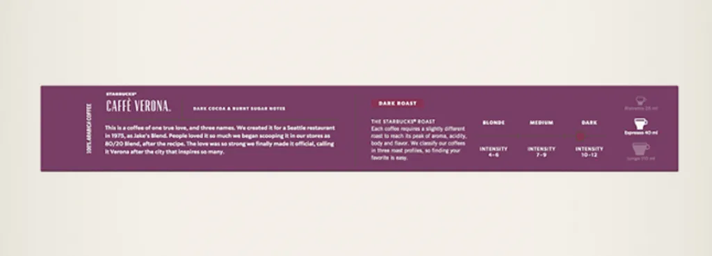 Nestlé® Starbucks Caffe Verona By Nespresso Kaffeekapseln Röstkaffee 55g, 10 Kapseln 7 Nestlé® Starbucks Caffe Verona By Nespresso Kaffeekapseln Röstkaffee 55g, 10 Kapseln – Bild 5