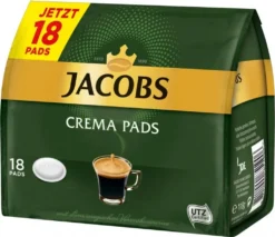 Jacobs Crema Pads | 18 Senseo Kompatible Kaffeepads 118 G 8 Jacobs Crema Pads | 18 Senseo Kompatible Kaffeepads 118 G -Kaffeegetränkeladen 977cb464aa72c49ace25d0238a26bb35