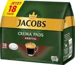 JACOBS Pads Crema Kräftig 5 X 18 Getränke - 90 Kaffeepads Senseo Kompatibel 12 JACOBS Pads Crema Kräftig 5 X 18 Getränke - 90 Kaffeepads Senseo Kompatibel -Kaffeegetränkeladen 97a3367b3cd4ea54db52272b39582e03