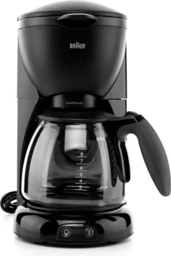 BRAUN Kaffeemaschine KF 560/1 Schwarz -Kaffeegetränkeladen 97fef206f23c3921bbefcdf82a45c59a