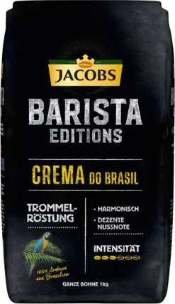 JACOBS Kaffeebohnen Barista Editions Crema Do Brasil 4 X 1 Kg Geröstete Bohnen -Kaffeegetränkeladen 9889224e592bc5cf7e7c57d26abe560a