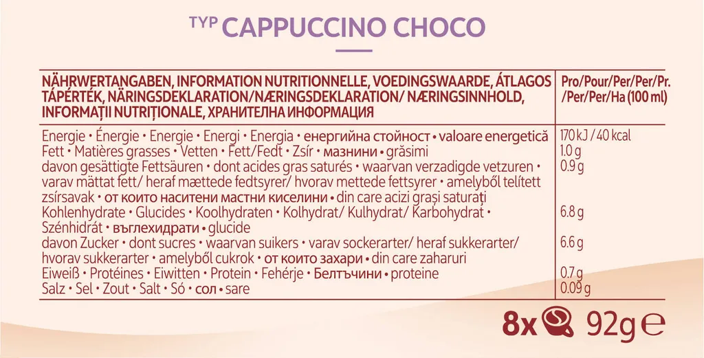 SENSEO Typ Cappuccino Choco Pads 10er Pack - 10 X 8 Getränke 10 SENSEO Typ Cappuccino Choco Pads 10er Pack - 10 X 8 Getränke – Bild 8