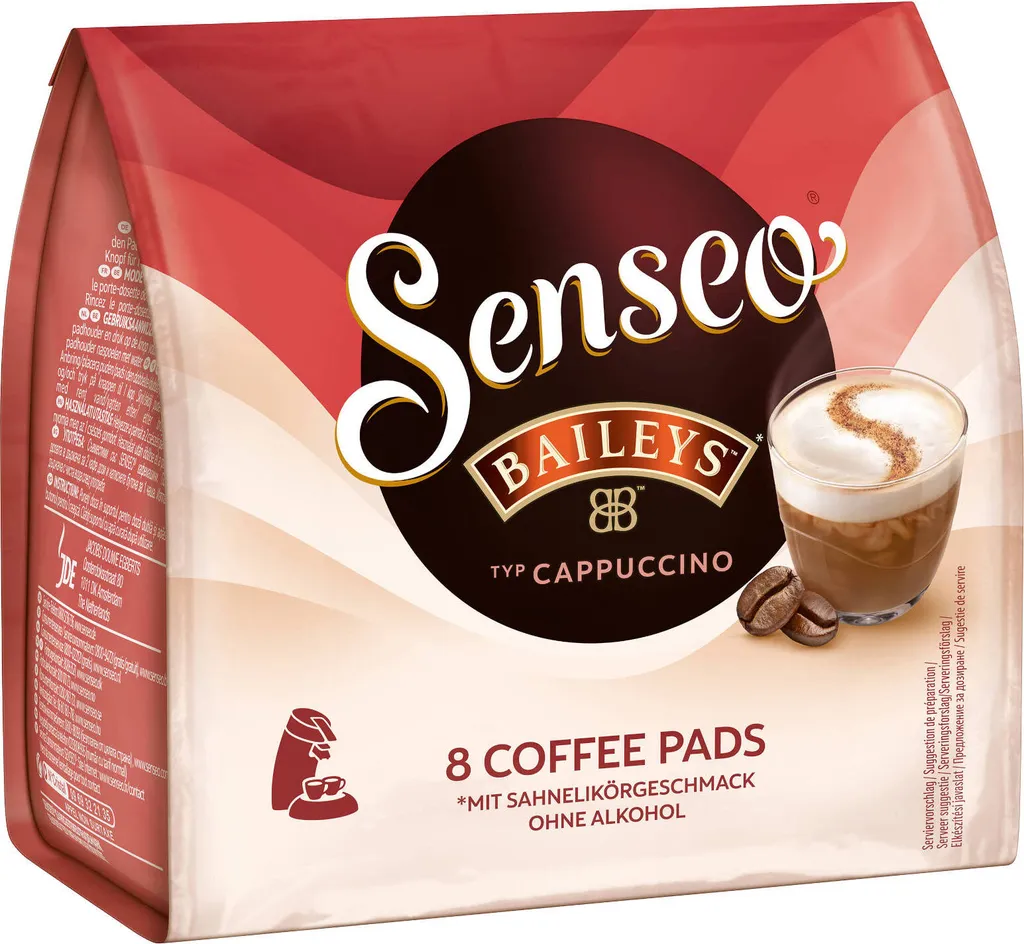 SENSEO Cappuccino Baileys Pads Sahnelikörgeschmack 10er Pack - 10 X 8 Getränke 5 SENSEO Cappuccino Baileys Pads Sahnelikörgeschmack 10er Pack - 10 X 8 Getränke – Bild 3