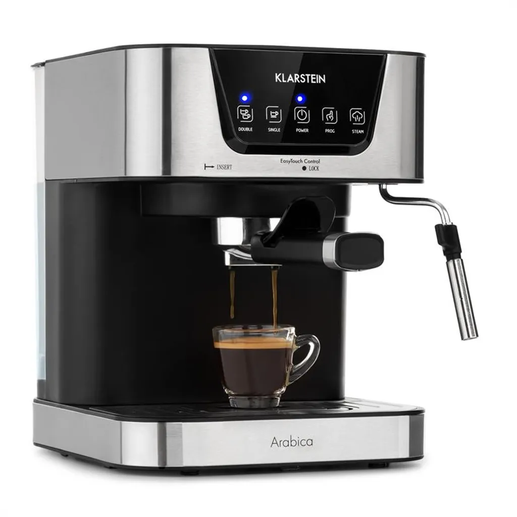 Arabica Espressomaschine 1050W 15 Bar 1,5l Touch-Bedienfeld Edelstahl 3 Arabica Espressomaschine 1050W 15 Bar 1,5l Touch-Bedienfeld Edelstahl