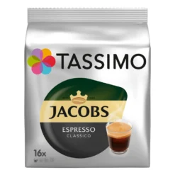 TASSIMO Jacobs Espresso Classico 5er Pack T Discs Kaffee Kapseln 5 X 16 Getränke -Kaffeegetränkeladen 9c23e5ce424cefe441ada95d07d551c1