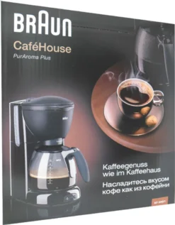 BRAUN Kaffeemaschine KF 560/1 Schwarz -Kaffeegetränkeladen 9cb477c3834a28ea7bb70b64b110c091