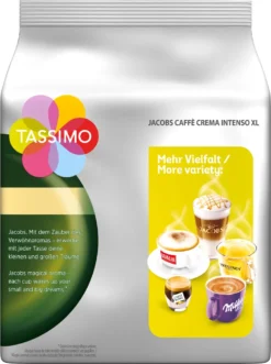 TASSIMO Jacobs Caffè Crema Intenso XL 5er Pack T Discs Kapseln 5 X 16 Getränke -Kaffeegetränkeladen 9cb7d2466f14772be99e16aca841b9bc
