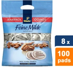 Tchibo Feine Milde Kaffee-Pads, 800 Stück (8 X 100 Pads) -Kaffeegetränkeladen 9d123a707f9578b29c5db0f6f13b3655